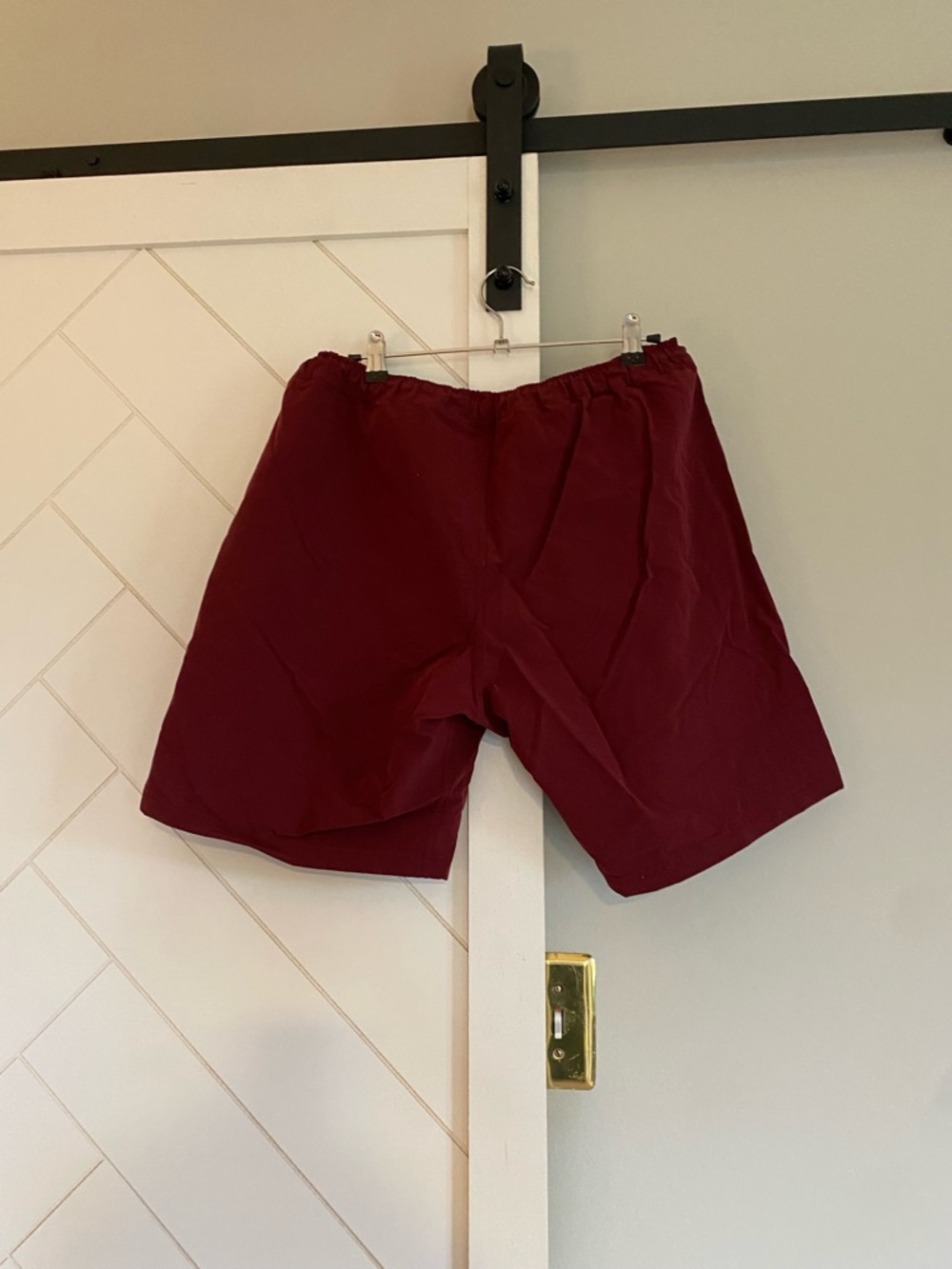 Men's Athletic Shorts in Maroon - Lightweight Performance Shorts